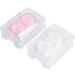 Homsfou 4-Piece Mini Contact Lens Holder Set | Transparent Portable Lens Cases | Cute Colored Lens Containers - Shop Internationally! - Buy Online on GoSupps.com