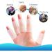 Kimihome 20 PCS Silicone Gel Finger Sleeves - Protects, Cushions, and Provides Relief for Finger Cracking, Corns, Blisters, and Calluses - Buy Online on GoSupps.com