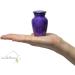 Eternal Harmony Cremation Urn for Human Ashes | Memorial Urn Carefully Handcrafted with Elegant Finishes to Honor Your Loved One | Adult Urn Large Size with Beautiful Velvet Bag (Small Violet Milo) S Violet Milo - Buy Online on GoSupps.com