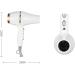 TIYETA Hair Dryer 2200W Salon Professional Styling Ionic Hairdryer Powerful Motor for Fast Drying & Styling with 3 Nozzle White - Buy Online on GoSupps.com