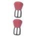 Beavorty 2pcs Mushroom head dust brush liquid highlighter retractable highlighter eyeshadow 8.5x3.5cmx2pcs As Shownx2pcs