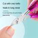 Toe Nail Clippers Dead Skin Remove Thick Nails Ingrown Nail Cutter Mermaid Stainless Steel Mouth Pliers Manicure Tools (Color : Red) - Buy Online on GoSupps.com