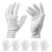 Small Cotton Gloves for Dry Hands, 10 Pairs Moisturizing Gloves for Sensitive Irritated Skin Eczema for Kids and Adults, Reusable Inspection Gloves Work Gloves Small (20 Count)