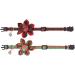 Lamphyface Christmas Cat Collar with Bandana & Bell | Adjustable Breakaway Safety Collar for Kitty Plaid Flower Design - Buy Online on GoSupps.com