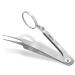 Professional tick tweezers-tick pliers tick remover tick gripper tick hook (13.4 cm)