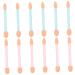 MUSISALY 24pcs Women Eyeshadow Brush Makeup Eye Sponge Foam Eyeshadow Double Head Eyeshadow Brush