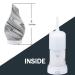 Glass Aroma Diffuser with Color Night Light - Cool Mist Humidifier for Home & Office (Grey) - Buy Online on GoSupps.com