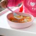 Doidy Bowl and Sippy Cup Set - Slanted Design for Easy Training - Non-Slip Silicone Bowl - Weaning Gift for Babies and Toddlers (Pink) - Buy Online on GoSupps.com