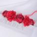 Wiwpar Red Rose Floral Crown Headband - Adjustable Flower Wreath Garland for Wedding & Party Women s Hair Accessory - Buy Online on GoSupps.com