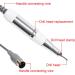 Dajidafu Manicure Lathe Nail Drill Handle Replaced Part Long-lasting Aluminum Alloy Automatic Handily Gripped Nails Accessories Rose Red - Buy Online on GoSupps.com