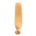 Middle Blonde Keratin Bonding Extensions - 100% Remy Human Hair | 50x 1g 45cm U-Tip Strands - Color #22 - Buy Online on GoSupps.com