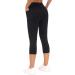 Gym People Tummy Control Workout Leggings with Pockets | High Waist Yoga Pants for Women | Running, Hiking, Capris | Black - Large - Buy Online on GoSupps.com