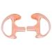 Replacement Soft Silicone Earmold Pink Earpiece Good Stretching Two-Way Radio Ear Soft Insert Silicone Earplug for Most Coil Tube Audio Kits for Both Left and Right Ears(M)