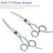 GHB Dog Hair Scissors - 5 Pack for Grooming & Coat Care | Thinning Scissors for All Dogs & Cats - Buy Online on GoSupps.com