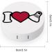 I Love Badminton Contact Lens Kit - Portable Round Storage Case with Mirror | Cute Lens Holder for Travel - Buy Online on GoSupps.com