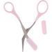 BeeSpring Women Eyebrow Trimmer Comb - Precision Eyelash Hair Scissors Cutter for Flawless Makeup - Buy Online on GoSupps.com