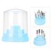 Nail Drill Stand - Dekaim 48 Holes Plastic Drill Bit Display Organizer Box (Blue) for Nail Art | International Shipping Available - Buy Online on GoSupps.com