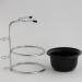 ZHONGJIUYUAN Stainless Steel Shaving Set: Brush Razor Stand & Black Bowl - Premium Health Care Grooming Essentials - Buy Online on GoSupps.com
