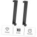 Uonlytech Clothes Rack 2pcs Door Hook Wall Mounted Clothes Hanger Towel Valet Towel Hanger Punch- Hook Bedroom Door hat Towel Holder 21x4.5cm Black - Buy Online on GoSupps.com