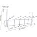Alipis 6 Hanger Home Rack Storage Organizer Cabinet Clothes Stainless Door Hooks for Steel Hook Kitchen medium As Shown - Buy Online on GoSupps.com