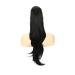 Ponytail Extension 26 Inch Long Natural Wavy Drawstring Straight Hair Fake Tail Synthetic Hairpiece for Women Daily Use party Ponytail Extensions Ponytail Hair Extension(Black) 26inch Black