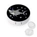 Funny Shark Star Contact Lens Case Travel Portable Travel Contact Lens Box with Mirror