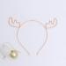 Frcolor Christmas Reindeer Headband for Kids Gold Anti-Stirring Antler Hairband for Girls | Perfect Holiday Photo Prop & Gifts - Buy Online on GoSupps.com