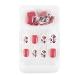 dijiusidy False Nail Fashionable Various Shapes Fingernail Full Coverage Strong Viscosity Adjustable Paster for Manicure Art 17 F741 17 1 count (Pack of 1)