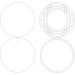 Retro Geometric Shape Quicksand Mold Empty Plates Clear Acrylic Quicksand Blank Plate DIY Quicksand Blank Card Brick Acrylic Display Card - Buy Online on GoSupps.com