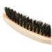 Minkissy Beard Brush for Men | Mustache Styling Tool & Stubble Comb | Wooden Face Brush for Beard Growth & Straightening | 17x3cm - Buy Online on GoSupps.com