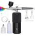 huanzhi Airbrush Kit Rechargeable Handheld Airbrush Compressor Professional Cordless Auto AirbrushGun for Nail Art Makeup B