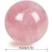 Juanxian Rose Quartz Massage Balls - 4 cm Fitness & Acupoint Massage Set (2 Pieces) | Gift Box Included | Muscle Stretching & Health Care Tools - Buy Online on GoSupps.com