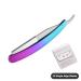 Colorful Manual Straight Razor - Stainless Steel Single Edge Blade for Beard Face & Body Grooming | Foldable Eyebrow & Moustache Trimmer - Buy Online on GoSupps.com