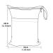 SMALLKE Wet Bag 2 pcs Baby Wet Dry Cloth Diaper Bags Washable  Reusable for Travel  Stroller  Pool Beach  Wet Swimsuits Dirty Gym Clothes  Toiletries  Toys Mommy Bag (Color 24) - Buy Online on GoSupps.com