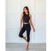 FULLSOFT 3 Pack High Waisted Tummy Control Capri Leggings for Women - Black Workout Yoga Pants - Large-X-Large - Buy Online on GoSupps.com