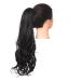Shadow Curly Hair Ponytail Extensions Claw in Fake Ponytail Tail Hair Piece Afro Long Clip in Synthetic Blonde Pink Wavy WIG Black 26inches