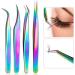 4PCS Upgraded Anti-Static Stainless Steel Curved Tweezers Set for Diamond Painting, Electronics, Jewelry-Making & More - Buy Online on GoSupps.com