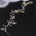 BERYUAN Opal Crystal Rhinestone Wedding Hair Vine Gold Bridal Headband for Wedding Teardrop Crystal Rhinestone Hair Accessories for Bridal Women and Girls (gold) - Buy Online on GoSupps.com