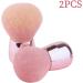 Makeup Powder Brushes Makeup Powder Brushes Foundation Set Face Professional Head Large Mineral Rose Gold 2PCS - Buy Online on GoSupps.com
