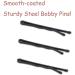 Dofash Bobby Pins Hair Pins Steel Hair Clips 3.5 cm / 1.38 Inch Hair Accessories Metal Pins for Women (Brown) - Buy Online on GoSupps.com