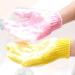 4 Pairs Exfoliating Bath Mitts & Scrub Gloves | Body Scrub Mitt for Dead Skin Removal | Spa Quality Shower Puff & Loofah Gloves - Buy Online on GoSupps.com