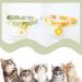 Buy Xixkolyu 2 Pack Cotton Breakaway Cat Collar with Bell - Yellow & Green Flowers Pendant | Cute Kitten Collars for Girl & Boy Cats - International Shipping Available - Buy Online on GoSupps.com