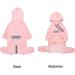 X-Large Pink Dog Hoodie Winter Coat | Warm 4 Legs Fleece Sweatshirt for Large Medium Dogs | Hooded Winter Cold Weather Jacket - Buy Online on GoSupps.com