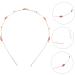 Baluue Strawberry Headband Carrot Hair Hoops Headdress Strawberry Hair Band Strawberry Hair Clip Fancy Headpiece Headbands Lace Cute Hairbands Pearl Hair Tie Seashell Fruit Alloy (iron) - Buy Online on GoSupps.com