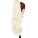 Prinfantasy Long Wavy Synthetic Ponytail Extension 24 inch - Curly Wrap Around Hairpiece for Women | MW131 - Buy Online on GoSupps.com