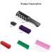 Qivange Hair Chalk Comb 6 Pcs - Temporary Non-Toxic Hair Coloring for Kids - Ideal Christmas Birthday Party Gifts - Ages 4+ - 6 Count - Buy Online on GoSupps.com