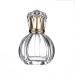 50ml/1.7ounce Perfume Fragrance Atomizer Vintage Pumpkin Shape Empty Refillable Glass Perfume Bottle Fine Mist Sprayer Bottle with Spray Applicator