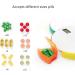 QUR 1 PCS 7-Day Automatic Pill Dispenser Portable Electronic Medication Organizer Plastic Weekly Smart Timing Pill Reminder for with Alarm - Buy Online on GoSupps.com