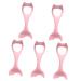 POPETPOP 5pcs Eyeliner Auxiliary Artifact Silicone Mold Eyelash Brush Women Eyeliner Stencils Cosmetics Miss 15X4.5CMx5pcs Pinkx5pcs