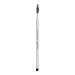 Mirabella Liner & Brow Duo Brush Premium Professional Makeup Brush Collection Cruelty-Free Synthetic Bristle Brush Hand-Sculpted Brushed Aluminum Handle Luxury Blending Brush for Makeup Liner/Brow Brush